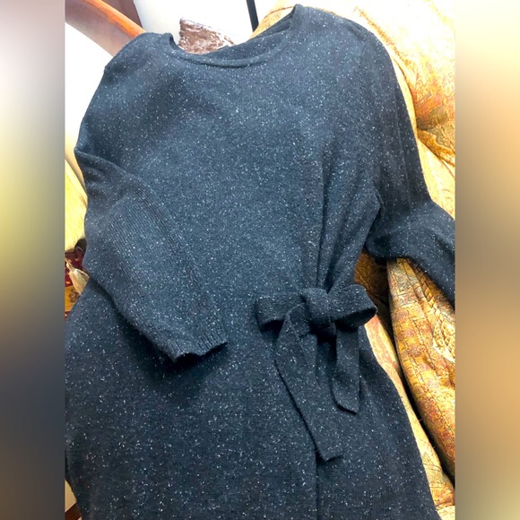 J.Jill Cotton Silk Side Tie Detail Sweater Woman’s Medium Petite - Picture 9 of 14